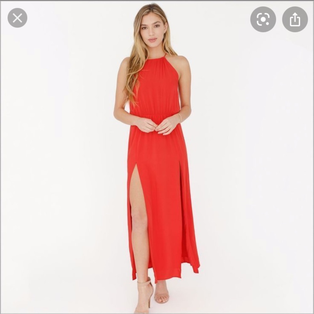 Plum Pretty Sugar Halter Dress